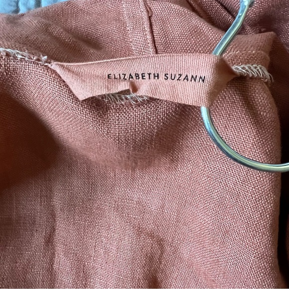 Elizabeth Suzann Linen Clyde Trench - Terra-ish - Picture 3 of 14